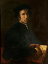 Porträtt av musikern Francesco dell